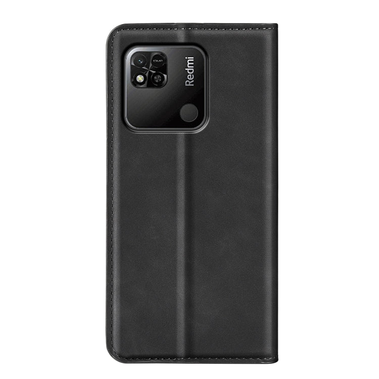 Per Xiaomi Redmi 10A Custodia per telefono in pelle con aspirazione magnetica retro-pelle, For Xiaomi Redmi 10A
