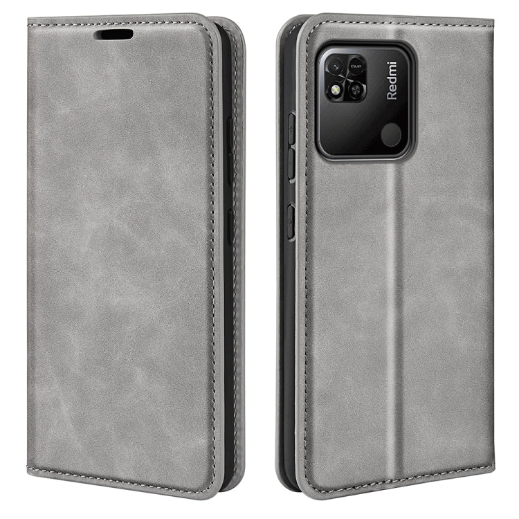 Per Xiaomi Redmi 10A Custodia per telefono in pelle con aspirazione magnetica retro-pelle, For Xiaomi Redmi 10A