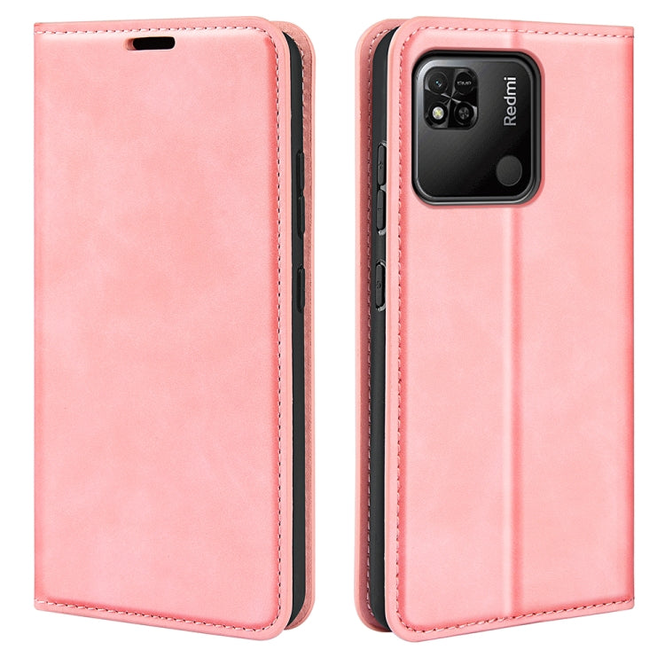 Per Xiaomi Redmi 10A Custodia per telefono in pelle con aspirazione magnetica retro-pelle, For Xiaomi Redmi 10A