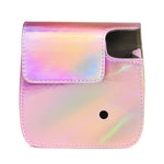 Custodia in pelle PU per fotocamera full body Aurora con vernice ad olio con cinturino per FUJIFILM instax mini 9 / mini 8+ / mini 8