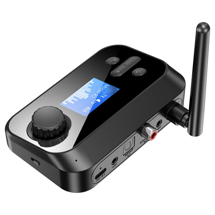 C41S Ricevitore audio Bluetooth 5.0 2 in 1 con adattatore coassiale in fibra schermo, C41S