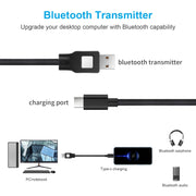 Cavo dati di ricarica da USB a tipo C ZF170 da 1,2 m con funzione di trasmettitore Bluetooth
