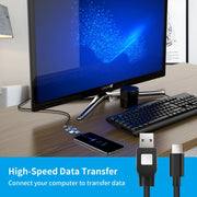 Cavo dati di ricarica da USB a tipo C ZF170 da 1,2 m con funzione di trasmettitore Bluetooth