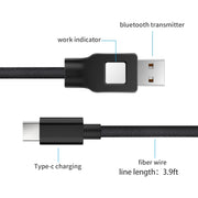 Cavo dati di ricarica da USB a tipo C ZF170 da 1,2 m con funzione di trasmettitore Bluetooth
