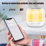 JY12 Altoparlante Bluetooth wireless con luce di sfiato a LED RGB a schermo intero