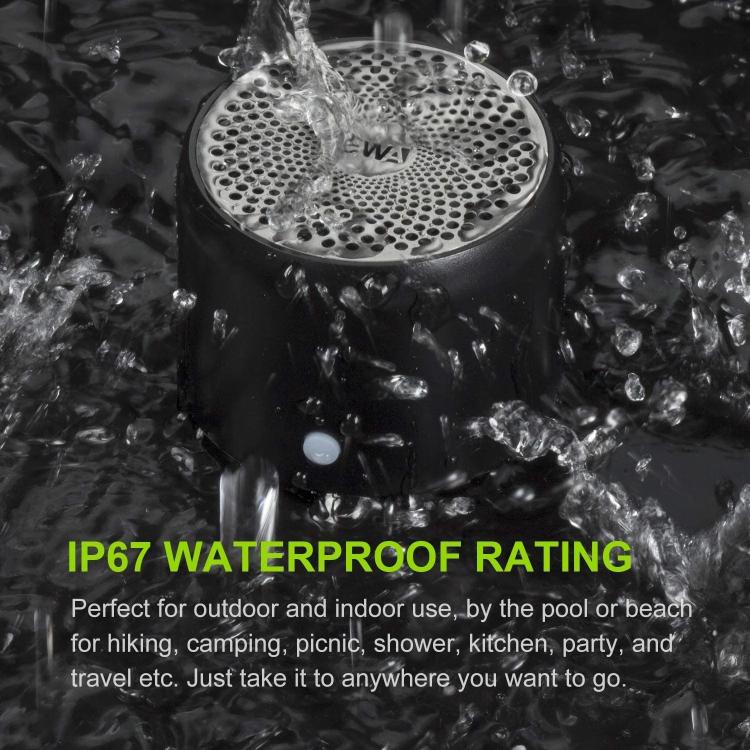 EWA A106Pro IPX7 Mini altoparlante portatile Bluetooth impermeabile in metallo