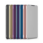 Custodia in pelle flip orizzontale placcata a specchio con supporto, For Samsung Galaxy A13 4G, For Samsung Galaxy A23 5G