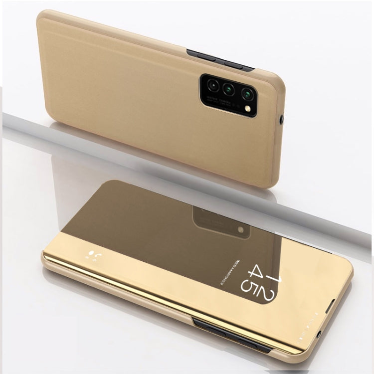 Custodia in pelle flip orizzontale placcata a specchio con supporto, For Samsung Galaxy A13 4G, For Samsung Galaxy A23 5G