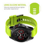 Cinturino per orologio in silicone da 20 mm, For Garmin Descent Mk2S