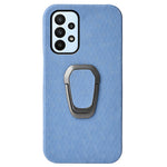 Custodia per cellulare in PU a nido d'ape con supporto ad anello per Samsung Galaxy A23 4G, For Samsung Galaxy A23 4G