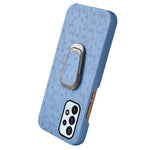Custodia per cellulare in PU a nido d'ape con supporto ad anello per Samsung Galaxy A23 4G, For Samsung Galaxy A23 4G