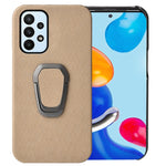 Custodia per cellulare in PU a nido d'ape con supporto ad anello per Samsung Galaxy A23 4G, For Samsung Galaxy A23 4G