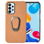 Custodia per cellulare in PU a nido d'ape con supporto ad anello per Samsung Galaxy A23 4G, For Samsung Galaxy A23 4G