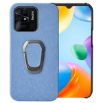 Per Xiaomi Redmi 10C 4G Custodia per cellulare in PU a nido d'ape con supporto ad anello, For Xiaomi Redmi 10C 4G