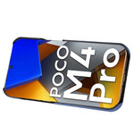 Per Xiaomi Poco M4 Pro 4G Custodia per telefono a nido d'ape PU con supporto ad anello, For Xiaomi Poco M4 Pro 4G