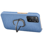 Per Xiaomi Redmi Note 11 Pro Global Ring Holder Custodia a nido d'ape in PU, For Xiaomi Redmi Note 11 Pro Global