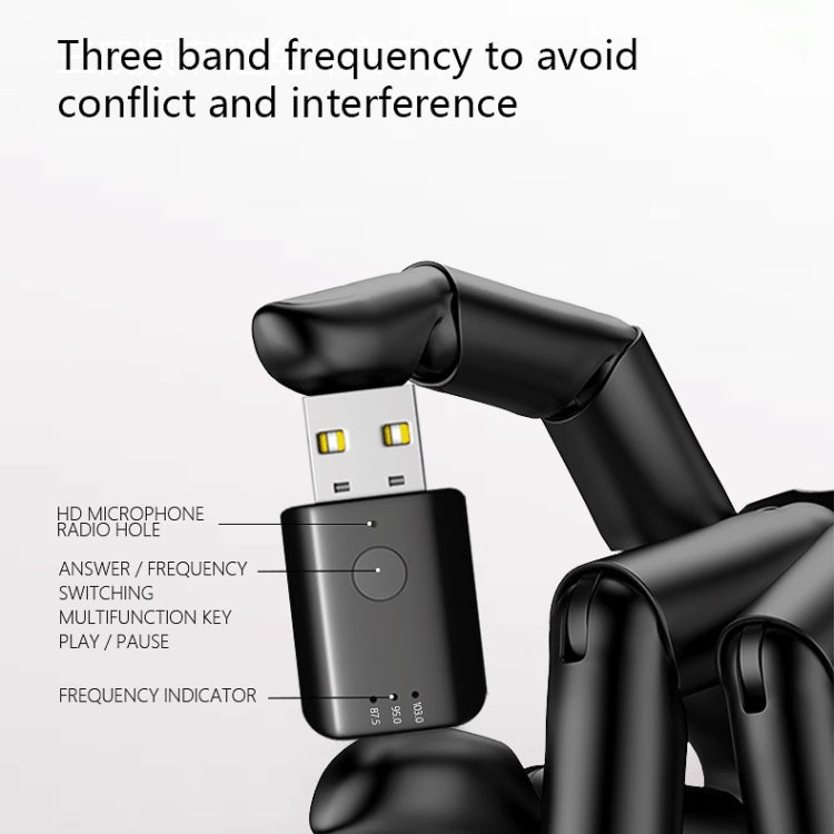Trasmettitore FM ricevitore USB Bluetooth 5.1 per auto T50 per navigazione chiamate in vivavoce, T50