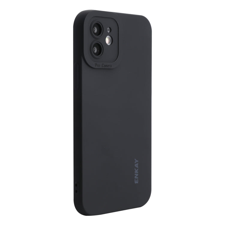 Custodia in silicone liquido ENKAY per iPhone 12, For iPhone 12