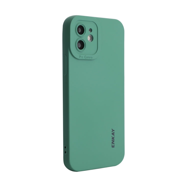 Custodia in silicone liquido ENKAY per iPhone 12, For iPhone 12