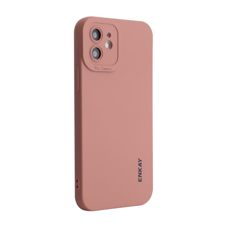 Custodia in silicone liquido ENKAY per iPhone 12, For iPhone 12