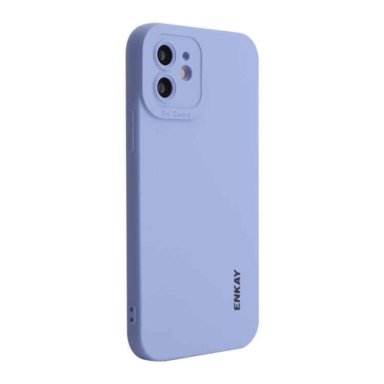 Custodia in silicone liquido ENKAY per iPhone 12, For iPhone 12