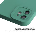Custodia in silicone liquido ENKAY per iPhone 12, For iPhone 12
