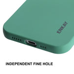 Custodia in silicone liquido ENKAY per iPhone 12, For iPhone 12