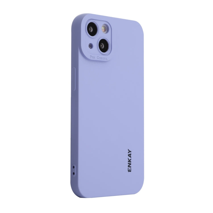 Custodia in silicone liquido ENKAY per iPhone 13, For iPhone 13