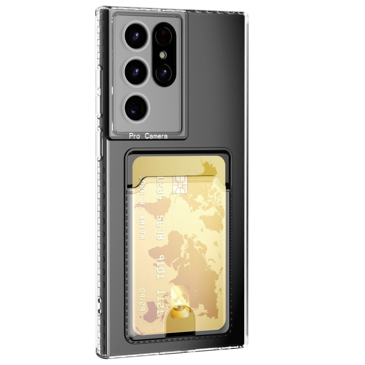 Card Bag Custodia per telefono trasparente antiurto, For Samsung Galaxy S22 Ultra 5G, For Samsung Galaxy S22+ 5G, For Samsung Galaxy S22 5G, For Samsung Galaxy S21 FE 5G, For Samsung Galaxy S21 Ultra 5G, For Samsung Galaxy S21+ 5G                      ...