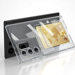 Card Bag Custodia per telefono trasparente antiurto, For Samsung Galaxy S22 Ultra 5G, For Samsung Galaxy S22+ 5G, For Samsung Galaxy S22 5G, For Samsung Galaxy S21 FE 5G, For Samsung Galaxy S21 Ultra 5G, For Samsung Galaxy S21+ 5G                      ...
