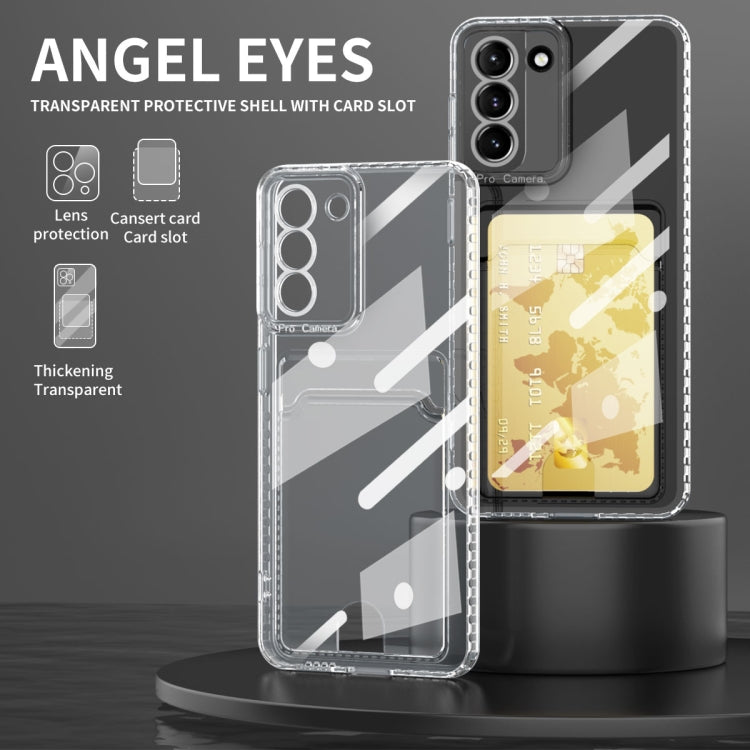 Card Bag Custodia per telefono trasparente antiurto, For Samsung Galaxy S22 Ultra 5G, For Samsung Galaxy S22+ 5G, For Samsung Galaxy S22 5G, For Samsung Galaxy S21 FE 5G, For Samsung Galaxy S21 Ultra 5G, For Samsung Galaxy S21+ 5G                      ...