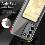 Card Bag Custodia per telefono trasparente antiurto, For Samsung Galaxy S22 Ultra 5G, For Samsung Galaxy S22+ 5G, For Samsung Galaxy S22 5G, For Samsung Galaxy S21 FE 5G, For Samsung Galaxy S21 Ultra 5G, For Samsung Galaxy S21+ 5G                      ...