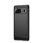 MOFI Custodia per telefono in fibra di carbonio TPU con trama spazzolata serie Gentleness, For Google pixel 7 5G, For Google pixel 7 Pro 5G