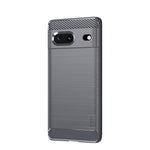 MOFI Custodia per telefono in fibra di carbonio TPU con trama spazzolata serie Gentleness, For Google pixel 7 5G, For Google pixel 7 Pro 5G