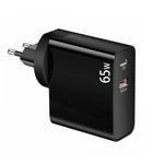 PD-65W USB-C / Tipo-C + QC3.0 Adattatore di ricarica per laptop USB, spina europea / spina americana, EU Plug / US Plug