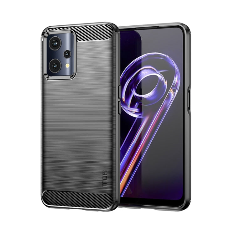 Custodia morbida in TPU MOFI Gentleness in fibra di carbonio spazzolata, For OPPO Realme 9 Pro / Realme V25, For OPPO Realme 9 Pro+, For OPPO A36 / A76 / Realme 9i, For OPPO Realme C35, For OPPO Find X5