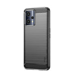 Custodia morbida in TPU MOFI Gentleness in fibra di carbonio spazzolata, For OPPO Realme 9 Pro / Realme V25, For OPPO Realme 9 Pro+, For OPPO A36 / A76 / Realme 9i, For OPPO Realme C35, For OPPO Find X5