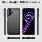 Custodia morbida in TPU MOFI Gentleness in fibra di carbonio spazzolata, For OPPO Realme 9 Pro / Realme V25, For OPPO Realme 9 Pro+, For OPPO A36 / A76 / Realme 9i, For OPPO Realme C35, For OPPO Find X5
