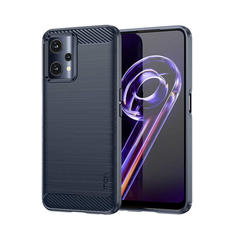 Custodia morbida in TPU MOFI Gentleness in fibra di carbonio spazzolata, For OPPO Realme 9 Pro / Realme V25, For OPPO Realme 9 Pro+, For OPPO A36 / A76 / Realme 9i, For OPPO Realme C35, For OPPO Find X5