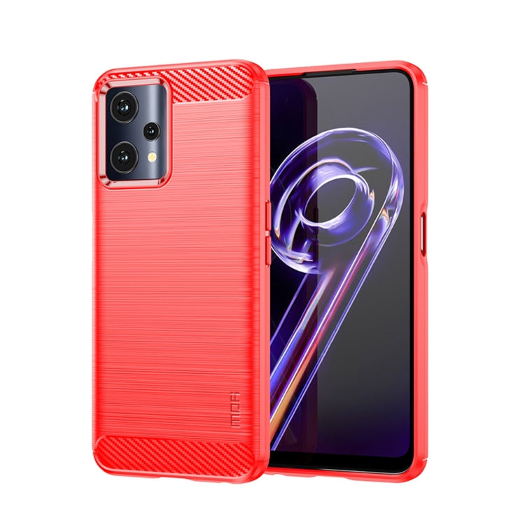 Custodia morbida in TPU MOFI Gentleness in fibra di carbonio spazzolata, For OPPO Realme 9 Pro / Realme V25, For OPPO Realme 9 Pro+, For OPPO A36 / A76 / Realme 9i, For OPPO Realme C35, For OPPO Find X5