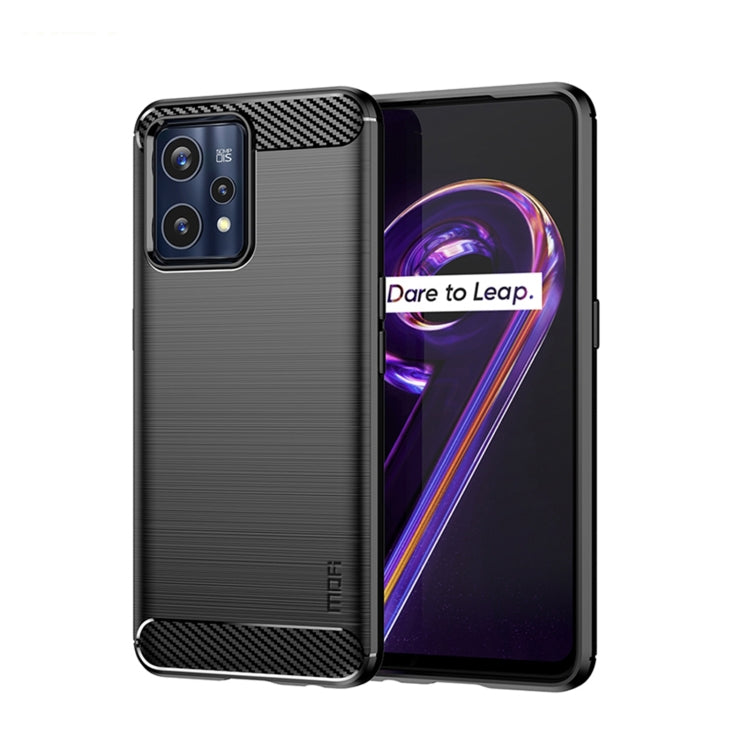 Custodia morbida in TPU MOFI Gentleness in fibra di carbonio spazzolata, For OPPO Realme 9 Pro / Realme V25, For OPPO Realme 9 Pro+, For OPPO A36 / A76 / Realme 9i, For OPPO Realme C35, For OPPO Find X5