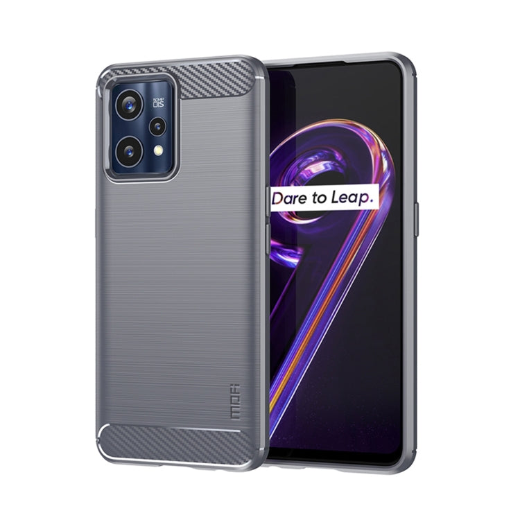 Custodia morbida in TPU MOFI Gentleness in fibra di carbonio spazzolata, For OPPO Realme 9 Pro / Realme V25, For OPPO Realme 9 Pro+, For OPPO A36 / A76 / Realme 9i, For OPPO Realme C35, For OPPO Find X5