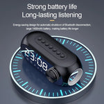 Sveglia AEC S8 Altoparlanti Bluetooth con supporto luce LED TF / FM, S8