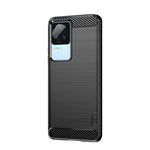 Custodia morbida in TPU MOFI Gentleness in fibra di carbonio spazzolata, For Xiaomi Redmi K40S, For Xiaomi Redmi K50 / K50 Pro, For Xiaomi Redmi 10C, For Xiaomi Poco X4 Pro 5G, For Xiaomi 12 / 12X, For Xiaomi 12 Pro