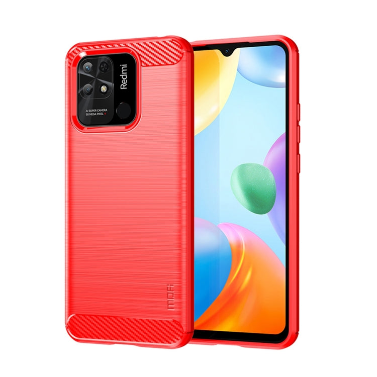 Custodia morbida in TPU MOFI Gentleness in fibra di carbonio spazzolata, For Xiaomi Redmi K40S, For Xiaomi Redmi K50 / K50 Pro, For Xiaomi Redmi 10C, For Xiaomi Poco X4 Pro 5G, For Xiaomi 12 / 12X, For Xiaomi 12 Pro