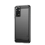Custodia morbida in TPU MOFI Gentleness in fibra di carbonio spazzolata, For Xiaomi Redmi Note 11 4G Global / Note 11S 4G