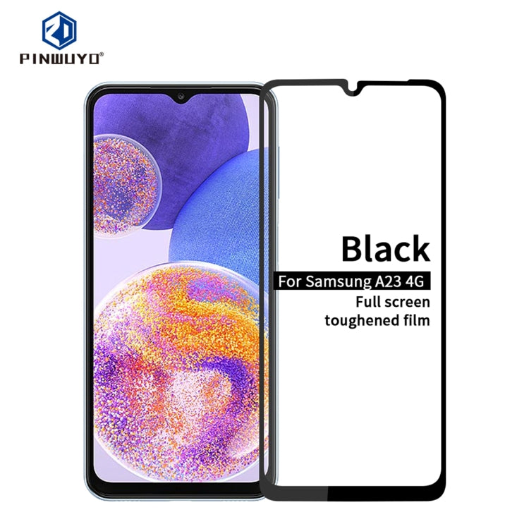 Pellicola in vetro temperato a schermo intero PINWUYO 9H 2.5D, For Samsung Galaxy A23 / M23 / F23, For Samsung Galaxy M33 5G, For Xiaomi Poco C40, For Xiaomi Redmi 10 5G