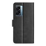 Per OPPO A57 5G Custodia per telefono in pelle con fibbia magnetica a doppio lato, For OPPO A57 5G
