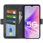 Per OPPO A57 5G Custodia per telefono in pelle con fibbia magnetica a doppio lato, For OPPO A57 5G