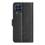 Per Samsung Galaxy M33 5G Custodia per telefono in pelle con fibbia magnetica a doppio lato, For Samsung Galaxy M33 5G